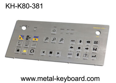 Vandal Proof Rugged Industrial Metal Keyboard Usb Matrix Pins Connection
