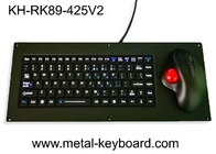 Tastiera del supporto del pannello di USB della tastiera del silicone IP65 con il topo ergonomico della sfera rotante
