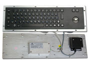 Tastiera di computer industriale del nero anti- del vandalo IP65 con la sfera rotante dell'acciaio inossidabile