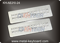 IP65 impermeabilizzano la tastiera industriale montabile dell'acciaio inossidabile con 24 chiavi