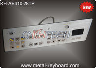 Bottoni quadrati del metallo di chiavi del touchpad 28 della matrice piana industriale della tastiera