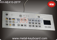 Bottoni quadrati del metallo di chiavi del touchpad 28 della matrice piana industriale della tastiera