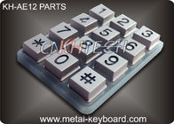 La tastiera personalizzabile di chiavi di industriale 12 parte la membrana del silicio con i bottoni del metallo