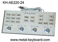 Metal la tastiera chiave piana della piattaforma industriale di controllo, tastiera metallica