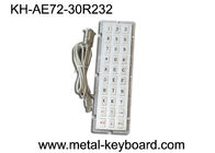 Tastiera industriale del metallo del porto R232, tastiera ip65 per la piattaforma industriale di controllo