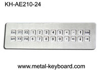 IP65 impermeabilizzano la tastiera industriale montabile dell'acciaio inossidabile con 24 chiavi