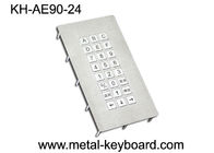 24 tastiere industriali irregolari del metallo di chiavi con il montaggio di pannello superiore