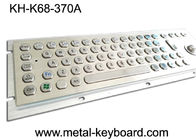 Tastiera di computer industriale del metallo di 70 chiavi con la tastiera del chiosco acciaio inossidabile/della sfera rotante