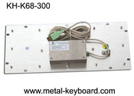 Tastiera di computer antipolvere del metallo, bottoni chiave della tastiera 68 dell'acciaio inossidabile
