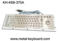 Tastiera di computer industriale montata di 67 chiavi, tastiera di prova della polvere in metallo