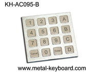 Tastiera del controllo di accesso del IP 65 della tastiera dell'acciaio inossidabile della prova della polvere con 16 chiavi