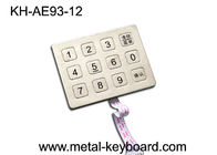Tastiera numerica del metallo chiave dell'acciaio inossidabile 12 per vendere chiosco, tastiera del controllo di accesso