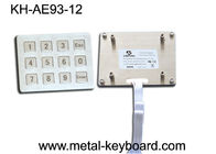 La tastiera irregolare personalizzabile del metallo della prova dell'acqua IP65 con 16 digita la disposizione 4x4