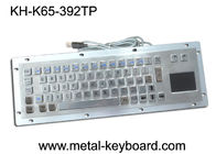 Tastiera di computer industriale del metallo della prova del vandalo con il supporto del pannello posteriore