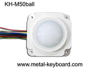 Modulo del mouse trackball robusto in resina bianca meccanico da 50 mm per uso medico