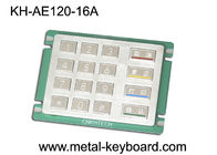 Tastiera numerica arrugginita anti- del supporto del pannello dell'acciaio inossidabile 4x4 nelle chiavi della matrice 16
