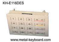 Tastiera del metallo di crittografia di 16 chiavi con il vandalo resistente per il chiosco della Banca