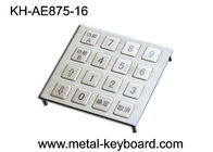 Metallo dinamico della tastiera della prova del vandalo della matrice a punti, tastiera all'aperto dell'acciaio inossidabile del chiosco