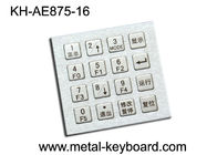 Tastiera industriale del chiosco del metallo dell'acciaio inossidabile 4 x 4 con la prova della polvere di 16 chiavi