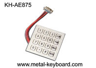 Tastiera del chiosco del metallo/tastiera industriali su ordinazione di Digital con 16 chiavi