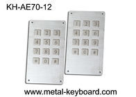 Tastiera industriale del chiosco dell'acciaio inossidabile con il connettore 12 chiavi/7 di Pin