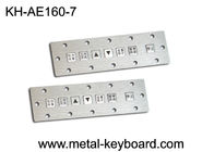 Tastiera personalizzabile del chiosco del metallo, funzione irregolare di industriale della tastiera di 7 chiavi