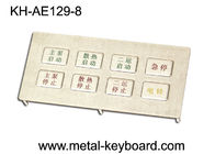 Tastiera con le chiavi del supporto 8 del pannello, tastiera metallica del chiosco dell'acciaio inossidabile