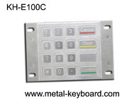 Tastiera pubblica resistente del Informazione-chiosco del vandalo di 16 chiavi, tastiera dell'entrata del metallo