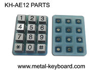 La tastiera personalizzabile di chiavi di industriale 12 parte la membrana del silicio con i bottoni del metallo