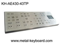 chiavi resistenti della tastiera 43 di acciaio inossidabile dell'acqua 30mA con il topo del touchpad