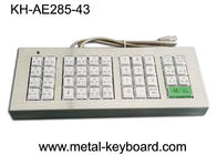 Tastiera su misura del chiosco del metallo di 43 bottoni, prova resistente della polvere del vandalo dell'acciaio inossidabile