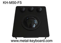 Topo industriale della sfera rotante del pannello nero del metallo della porta USB con la palla della resina di 50MM
