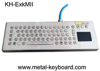 Tastiera protetta contro le esplosioni dell'acciaio inossidabile, tastiera industriale del pc con il touchpad