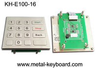 Materiale dell'acciaio inossidabile della tastiera numerica del metallo di USB dell'interfaccia con 16 chiavi piane