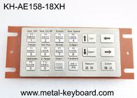 18 tastiera di acciaio inossidabile della tastiera 5VDC del metallo della soluzione del supporto del pannello di chiavi