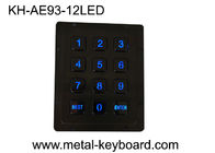 Tastiera numerica del metallo leggero posteriore 3x4 nella tastiera di acciaio inossidabile di chiavi della matrice 12
