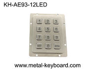 Tastiera numerica del metallo leggero posteriore 3x4 nella tastiera di acciaio inossidabile di chiavi della matrice 12