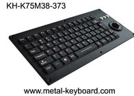 Silicone industriale della tastiera del silicone di chiavi del metallo 75 di USB PS2 con la sfera rotante