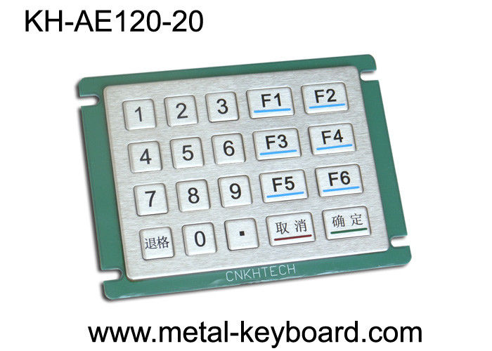 IP65 ha valutato la tastiera numerica di Digital del metallo acqua della prova 5x4 nelle chiavi della matrice 20