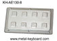 IP65 8 Keys Industrial Rear Panel Mount Number Keypads Stainless Steel