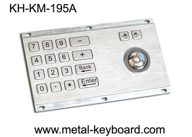 Tastiera anti- metallica di Digital del chiosco del vandalo con il tasso integrato della sfera rotante IP65