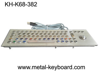 Una tastiera industriale con la sfera rotante, tastiera irregolare di 70 chiavi del supporto del pannello