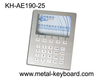 Tastiera su ordinazione dell'acciaio inossidabile della disposizione, tastiera del chiosco di Digital con 25 chiavi