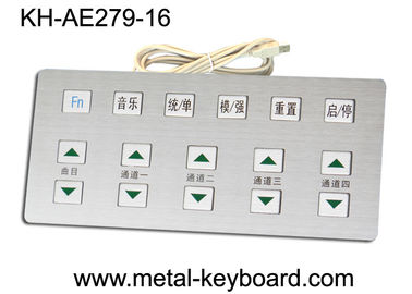 Industriale corrosivo anti- della tastiera del chiosco del metallo con il materiale dell'acciaio inossidabile