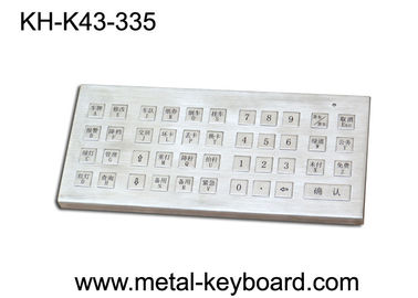 IP65 ha valutato il metallo reso resistente metallico da tavolino della tastiera con 43 chiavi eccellenti di dimensione