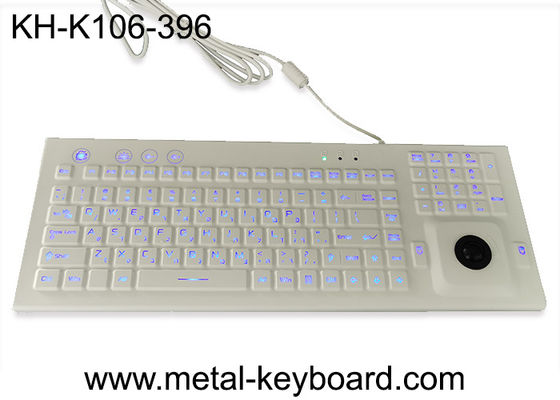 Tastiera numerica del supporto del pannello della sfera rotante della resina della tastiera della gomma di silicone di 104 chiavi F-N
