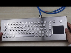 Tastiera PC in metallo con interfaccia USB, 70 tasti, resistente agli atti vandalici