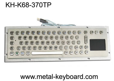 70 Keys Industrial Computer Keyboard SUS304 Brushed With Touchpad