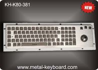Tastiera Backlit resistente del metallo del vandalo irregolare con sfera tracciante, l'interfaccia di USB e 80 chiavi
