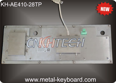 Tastiera industriale impermeabile del metallo degli ss con il touchpad, immagine variopinta stimata delle chiavi